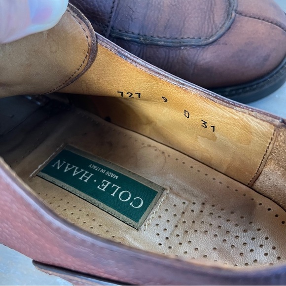Cole Haan Brown Leather Oxfords - Picture 11 of 12